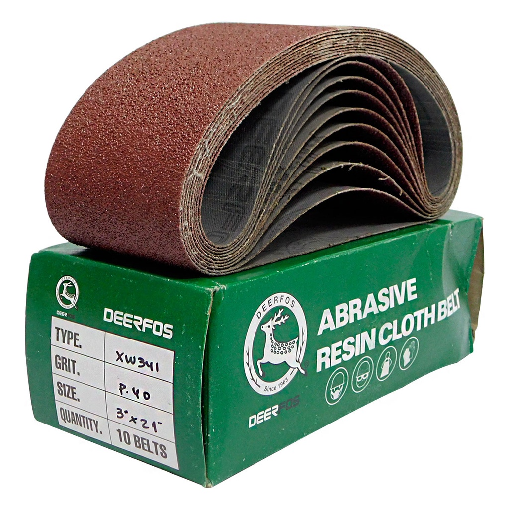 BANDA DE LIJA 3" X 21" GRANO 40 DEERFOS