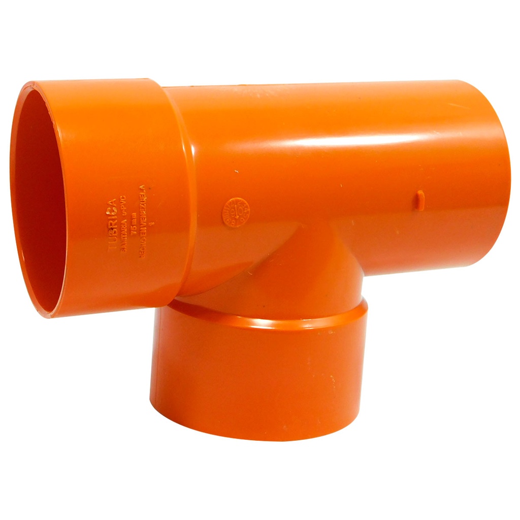 TEE PVC SANITARIO 75MM REFORZADO EXCXC TUBRICA
