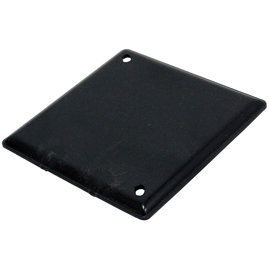 TAPA CIEGA CUADRADA PVC CONDUIT 4"X4" NEGRO TUBRICA