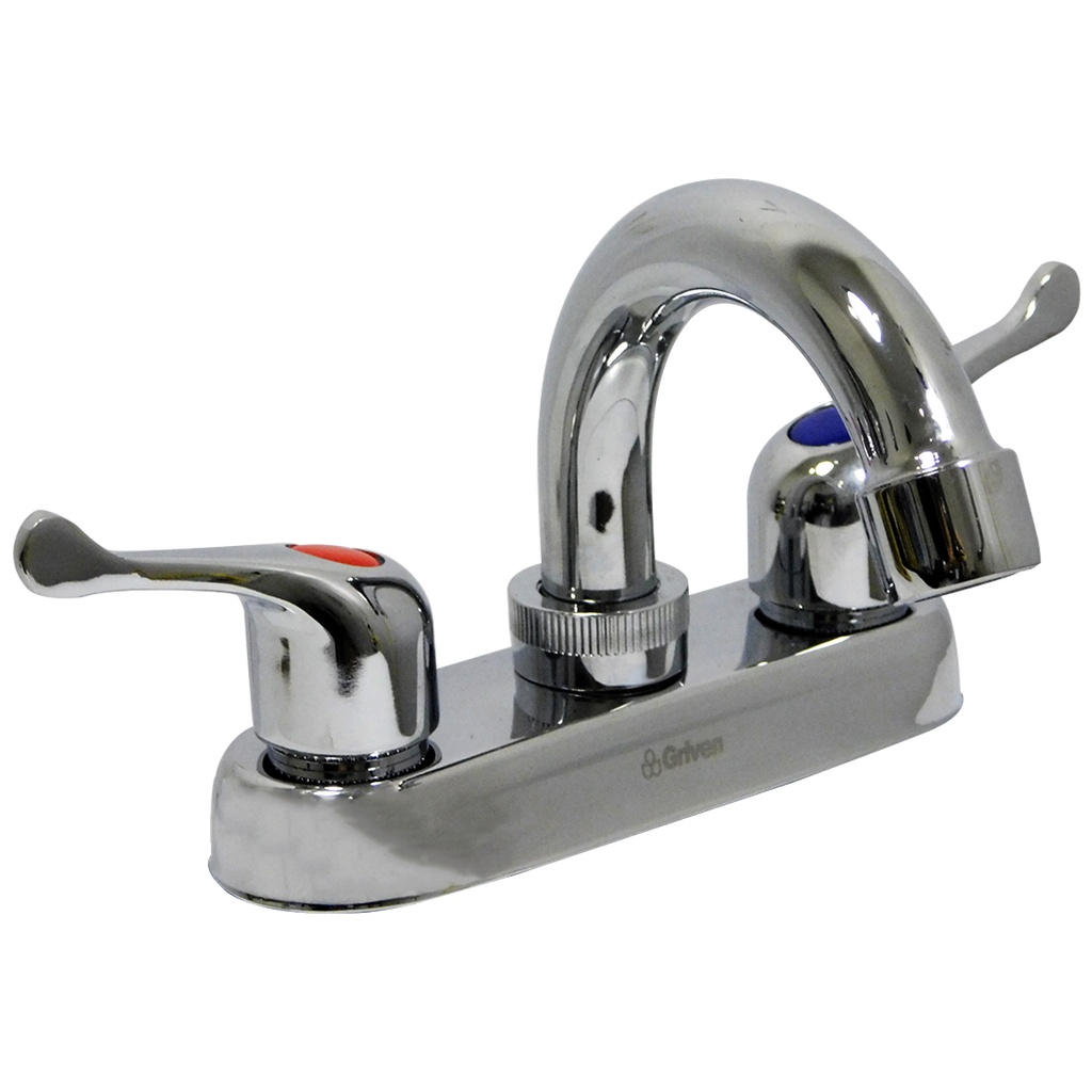 GRIFERIA PARA LAVAMANOS 4" CUELLO CURVO GRIVEN