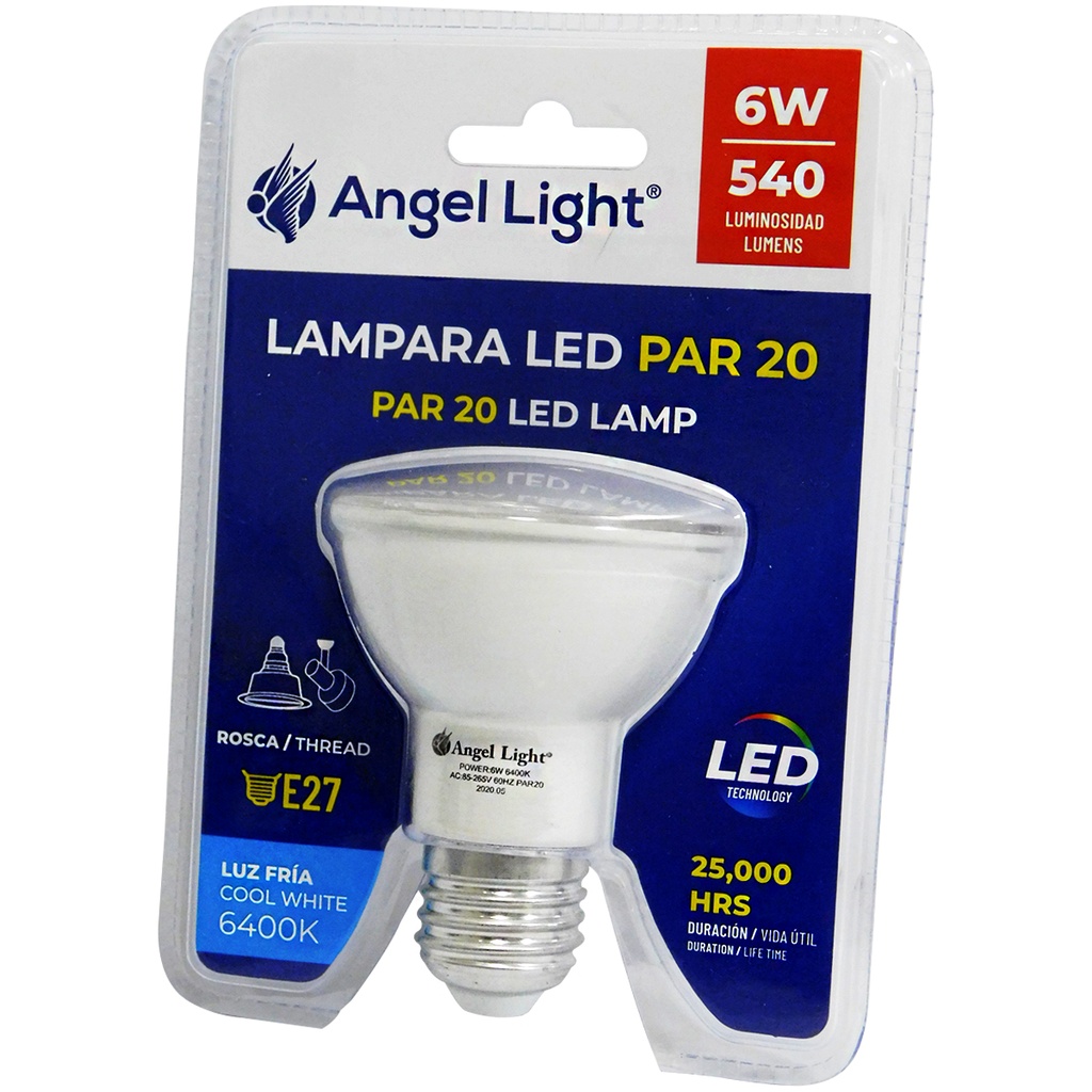 BOMBILLO LED 6W PAR 20 ANGEL LIGHT