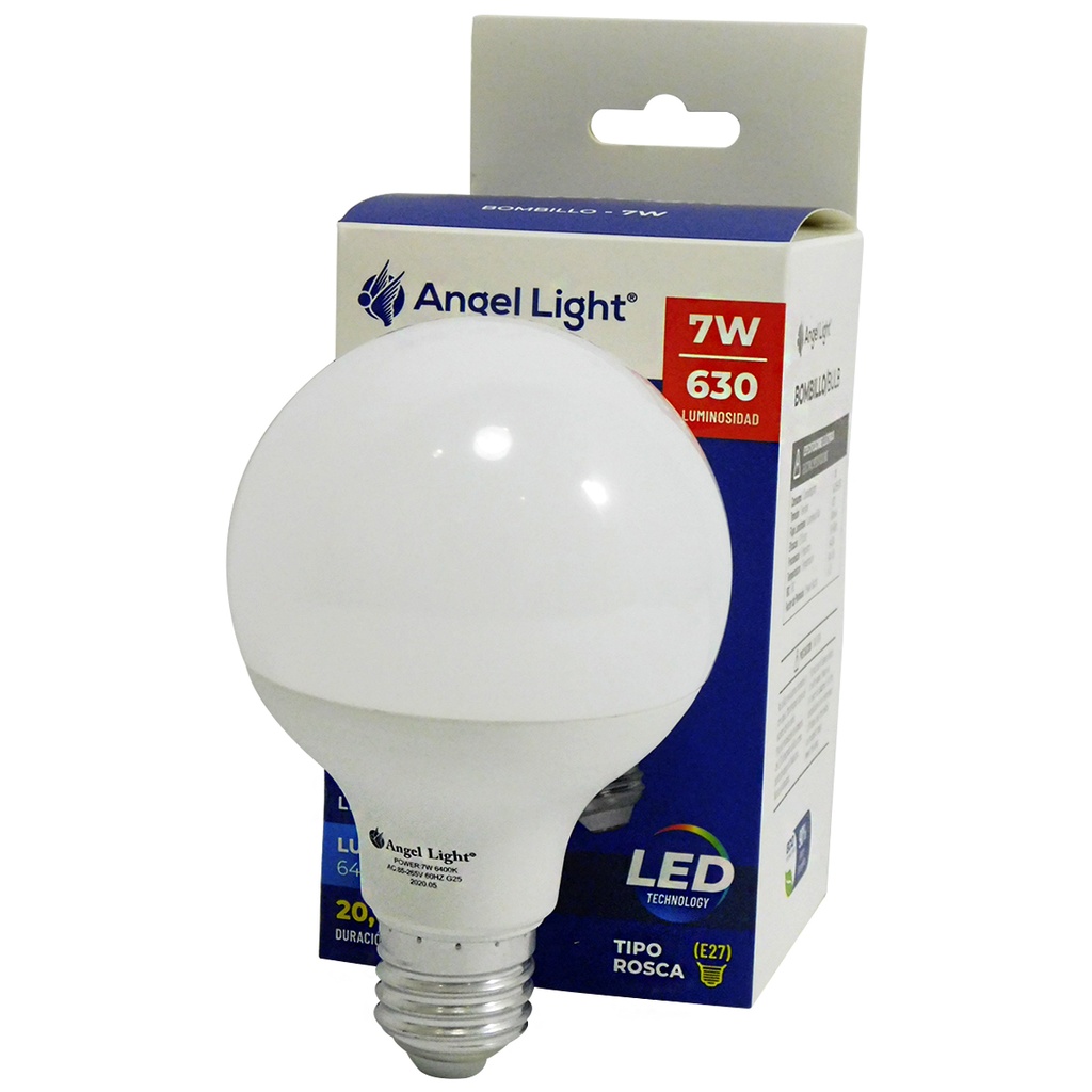 BOMBILLO LED 7W GLOBO ANGEL LIGHT