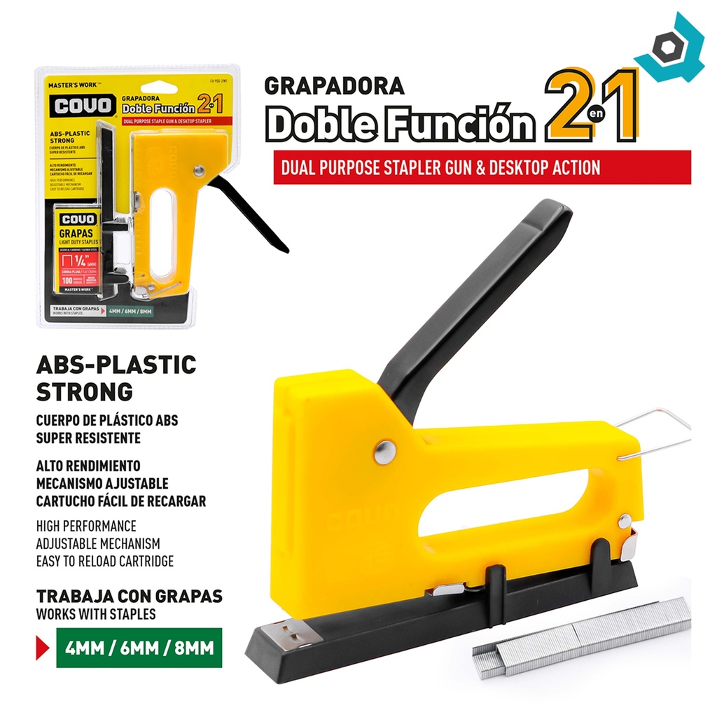 GRAPADORA DOBLE FUNCION 2 EN 1 COVO