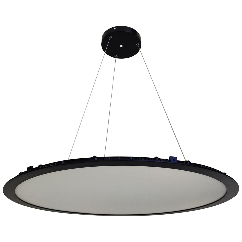 LAMPARA LED COLGANTE 48W NEGRO ANGEL LIGHT