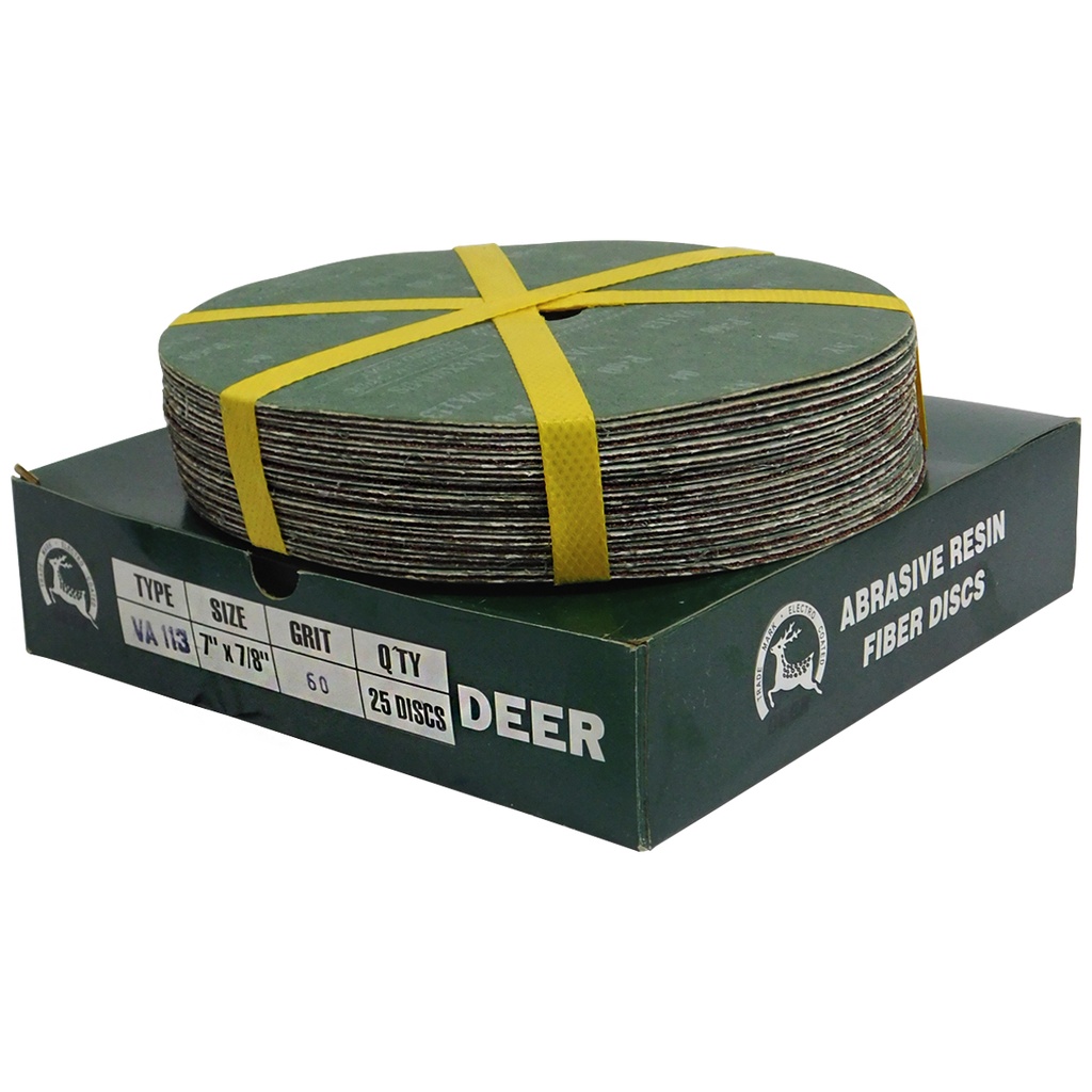 DISCO DE LIJA 7" X 7/8" GRANO 60 DEERFOS