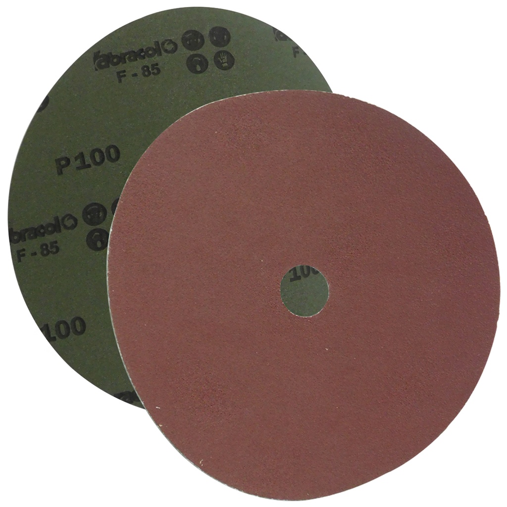 DISCO DE LIJA 7" X 7/8" GRANO 100 ABRACOL