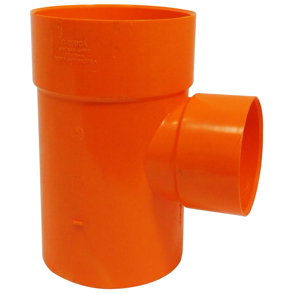 TEE REDUCCION PVC SANITARIO 110 X 75MM REFORZADO TUBRICA
