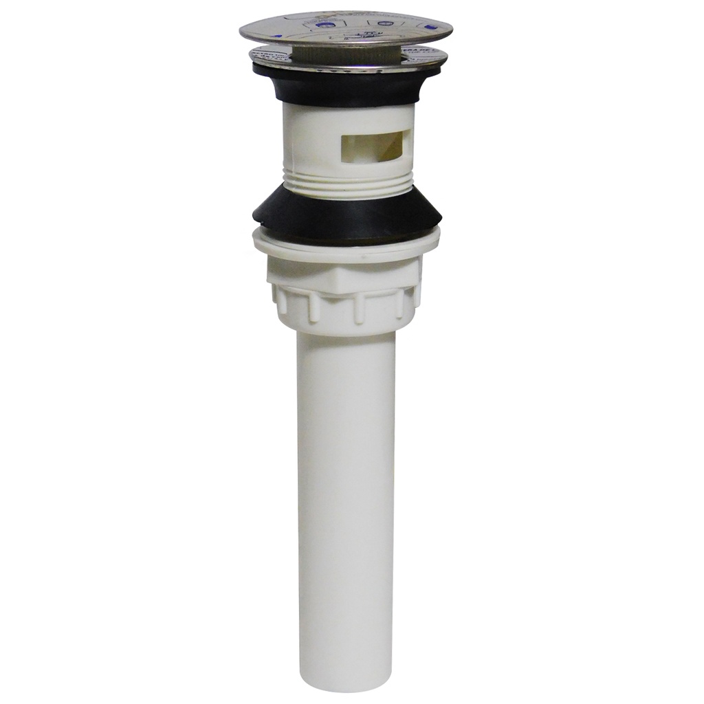 DESAGUE PARA LAVAMANOS 1 1/4" X 8" PUSH METALICO GRIVEN