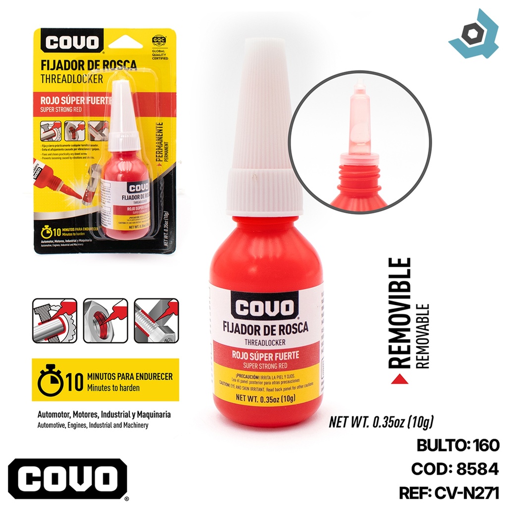 FIJADOR DE ROSCA SUPER FUERTE COVO