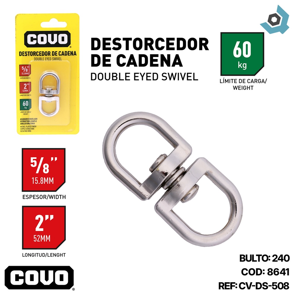 DESTORCEDOR DE CADENA 2" COVO