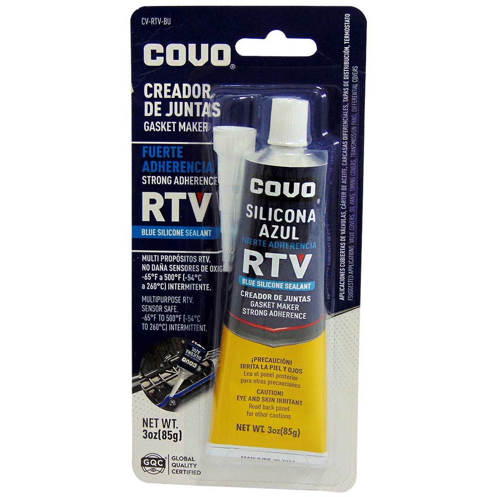 SELLADOR DE SILICONA AZUL RTV COVO