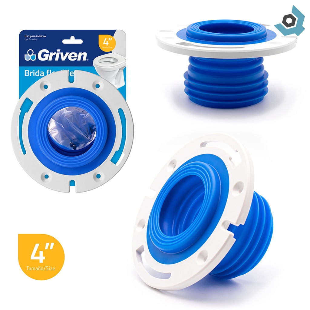 BRIDA MOVIBLE 4" PARA INODOROS GRIVEN