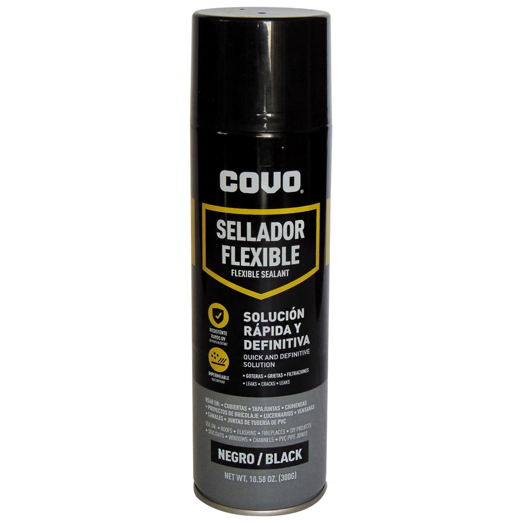 SELLADOR FLEXIBLE NEGRO 300G COVO