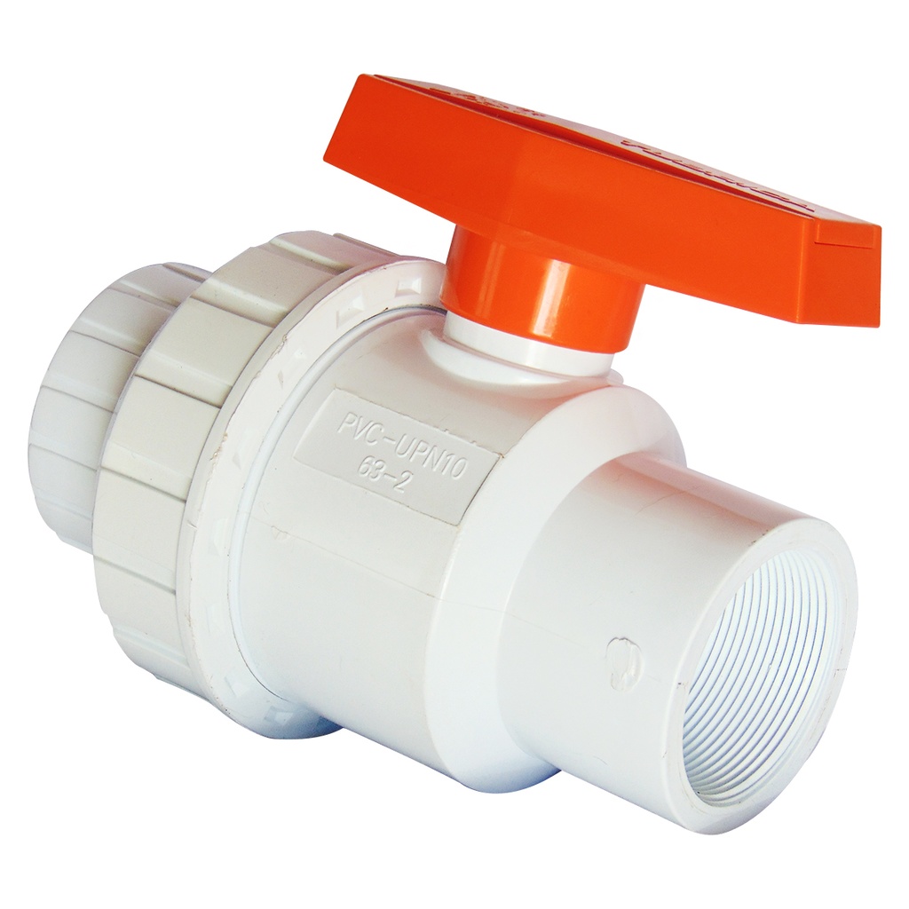 VALVULA 2" DE PVC CON ROSCA TUBRICA