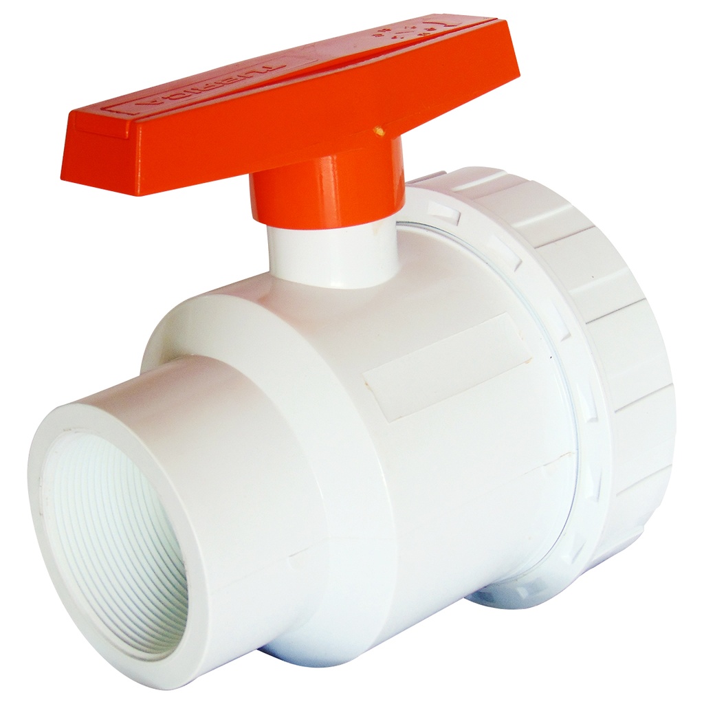 VALVULA 3" DE PVC CON ROSCA TUBRICA