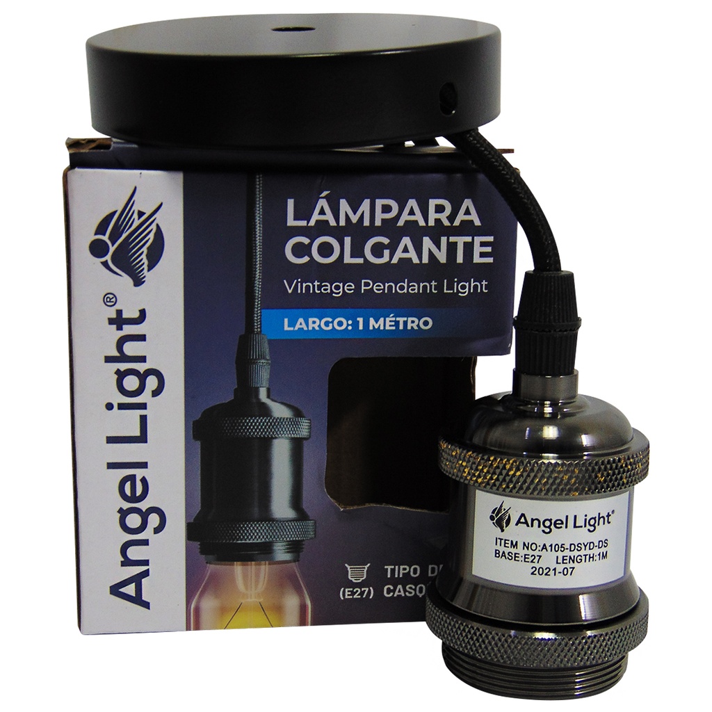 SOCATE PARA BOMBILLO COLGANTE OCRE ANGEL LIGHT