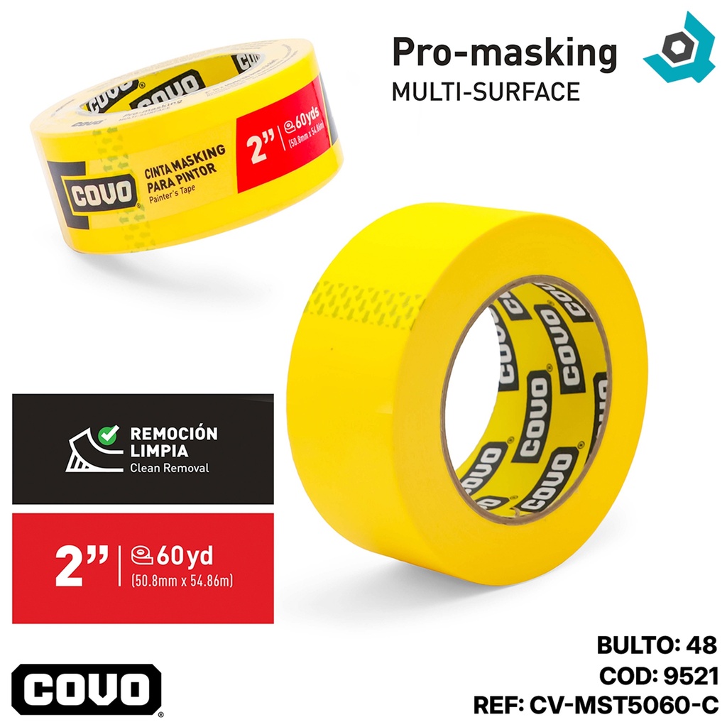 TIRRO PARA ENMASCARAR 2" PARA PINTAR COVO