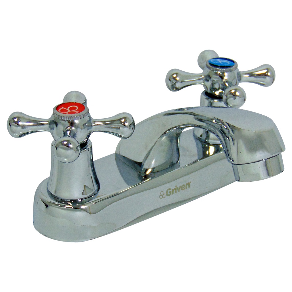GRIFERIA PARA LAVAMANOS 4" CUELLO CORTO GRIVEN