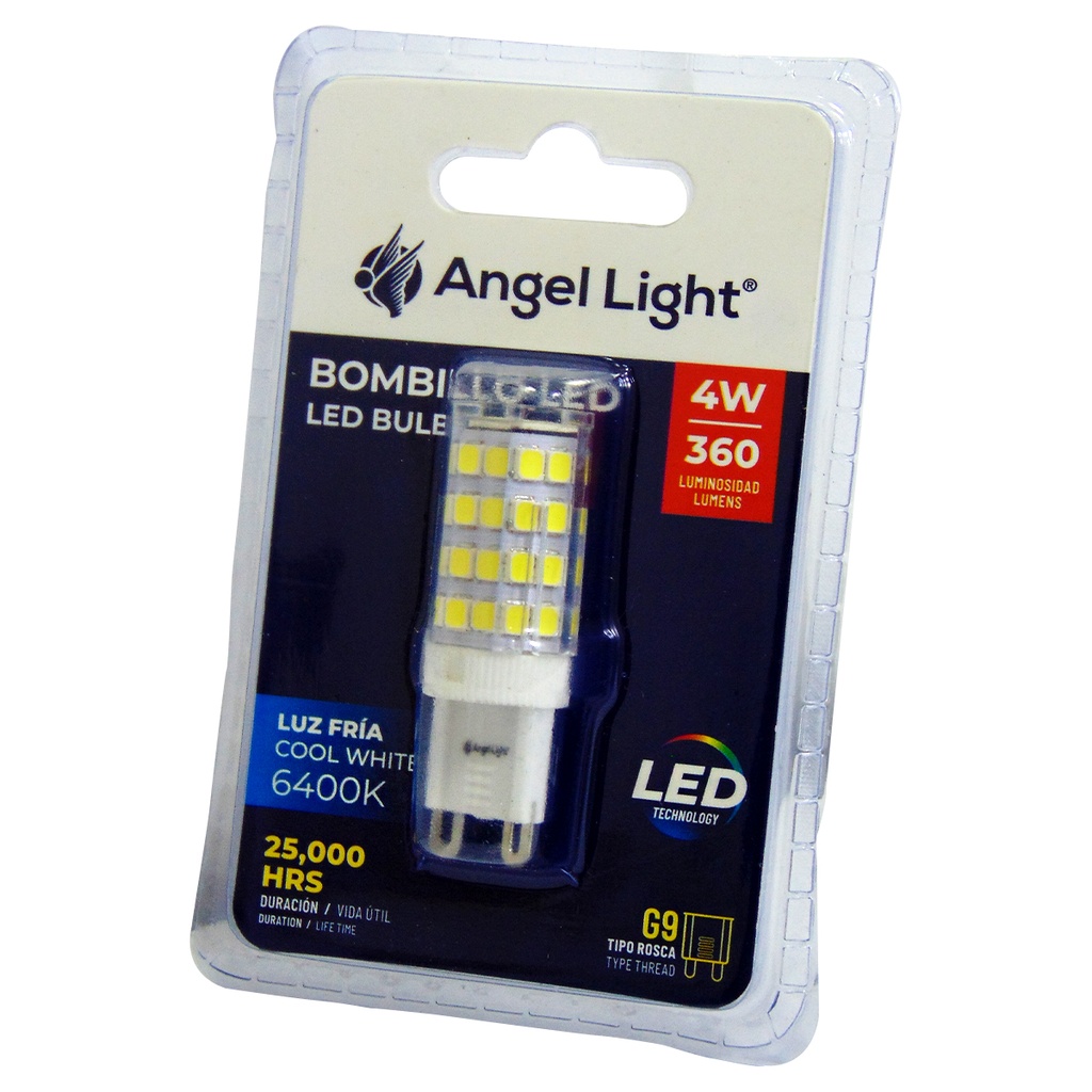 BOMBILLO LED 4W BASE G9 ANGEL LIGHT