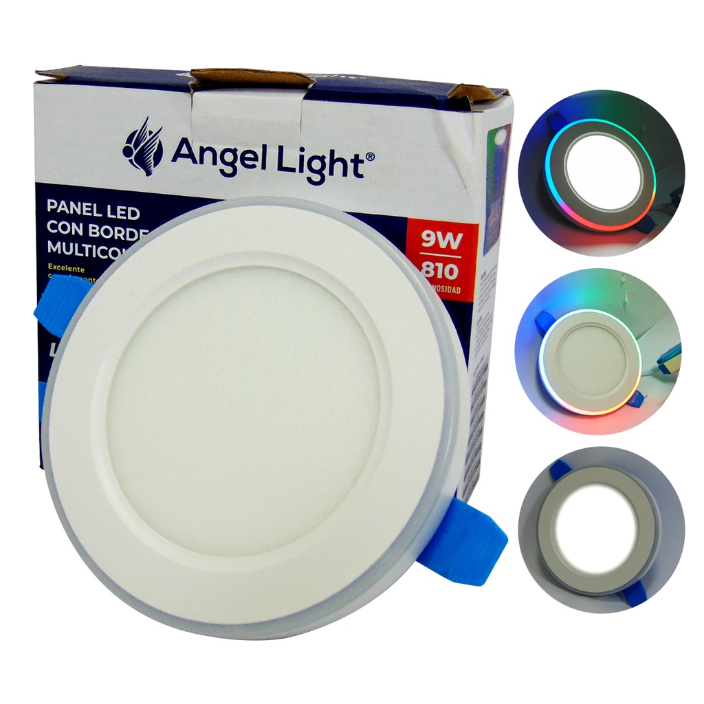 LAMPARA LED PARA EMPOTRAR REDONDA 9W MULTICOLOR ANGEL LIGHT