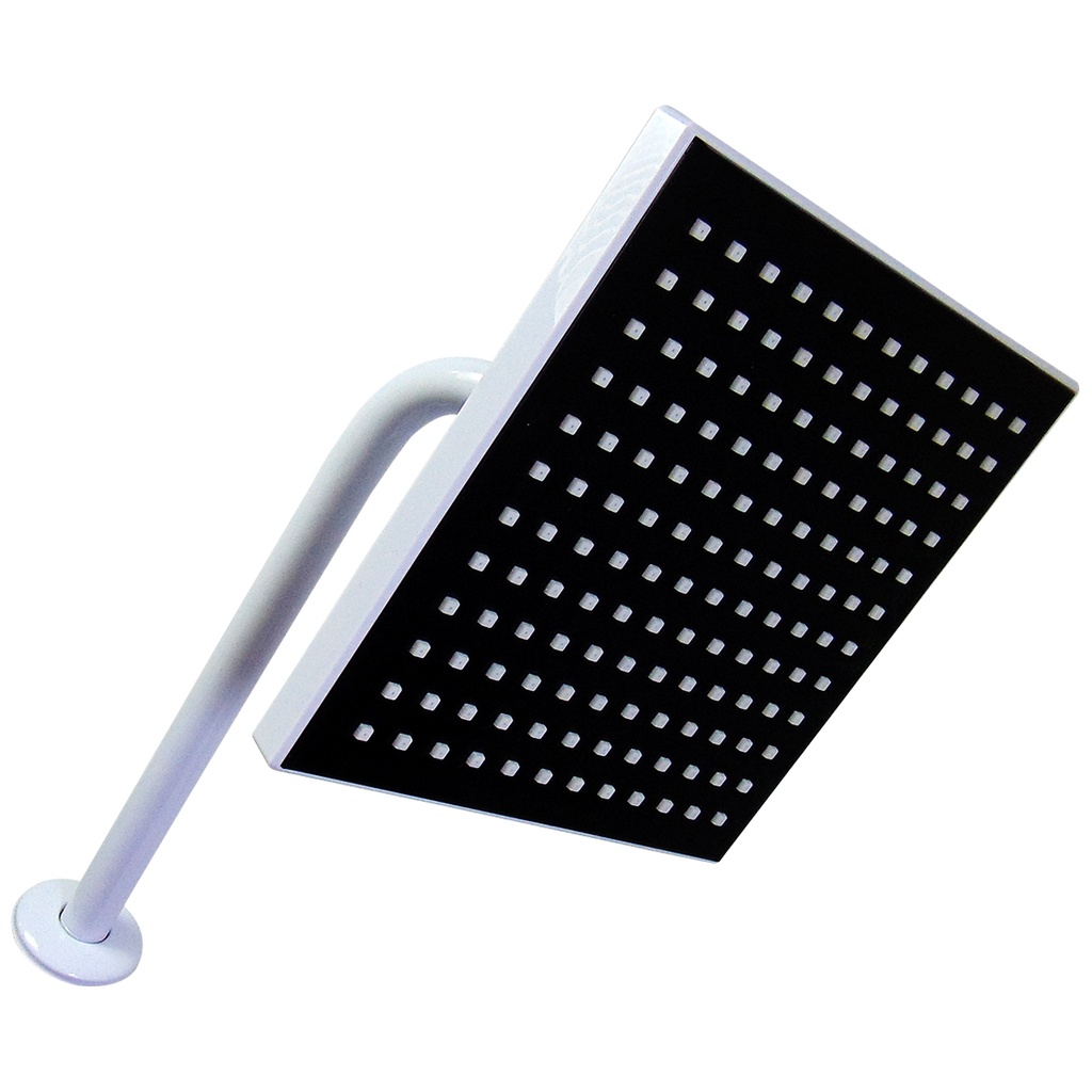 REGADERA PARA BANO 8" CUADRADA BLANCO GRIVEN WHITE