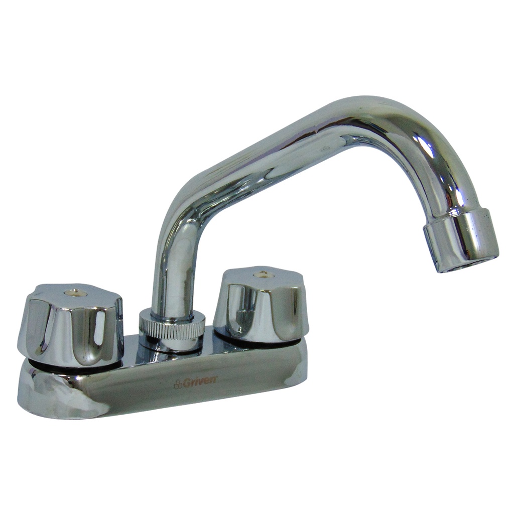 GRIFERIA PARA LAVAMANOS 4" CUELLO LARGO GRIVEN