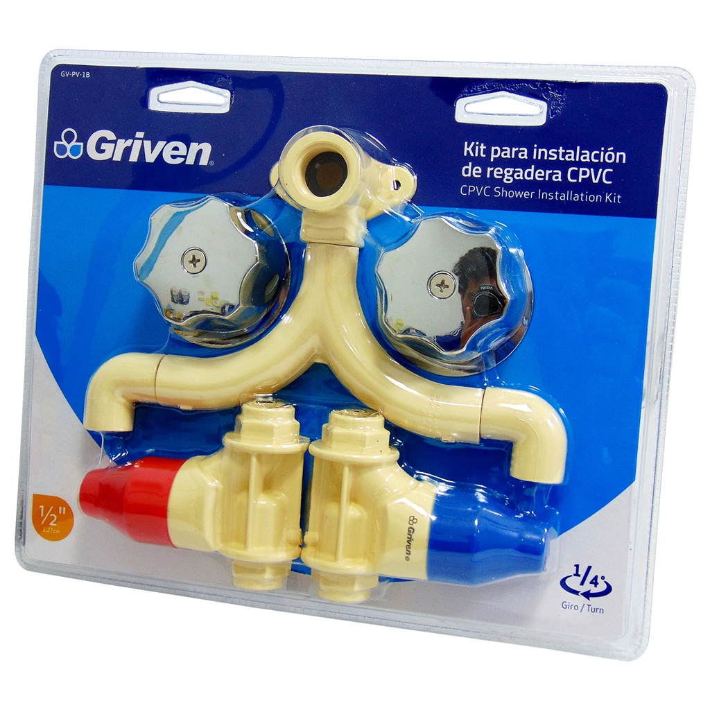 KIT DE INSTALACION PARA DUCHAS CPVC GRIVEN