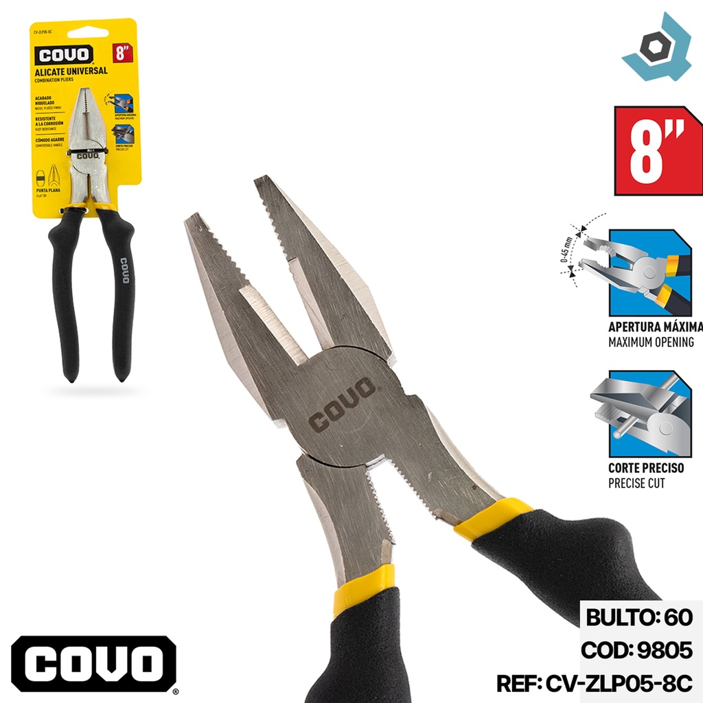 ALICATE 8" UNIVERSAL COVO