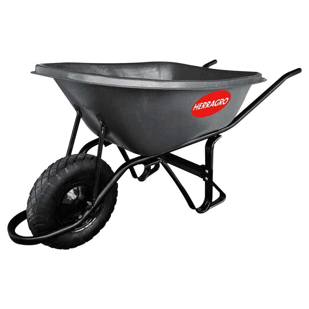 CARRETILLA 100 LTS PLATON PLASTICO HERRAGRO