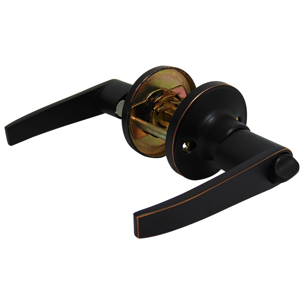 CERRADURA DE MANILLA NEGRO MATE 45MM COVO