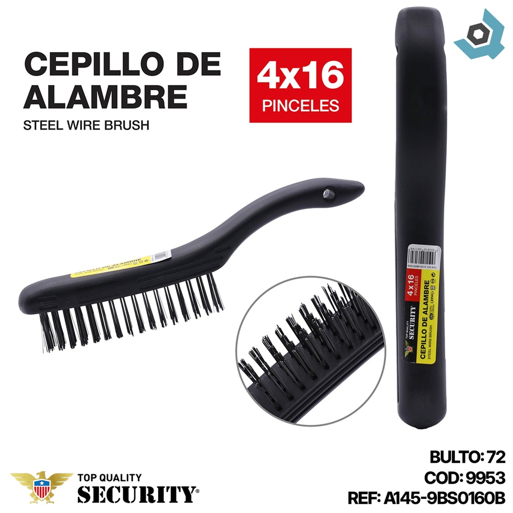 CEPILLO DE ALAMBRE SECURITY