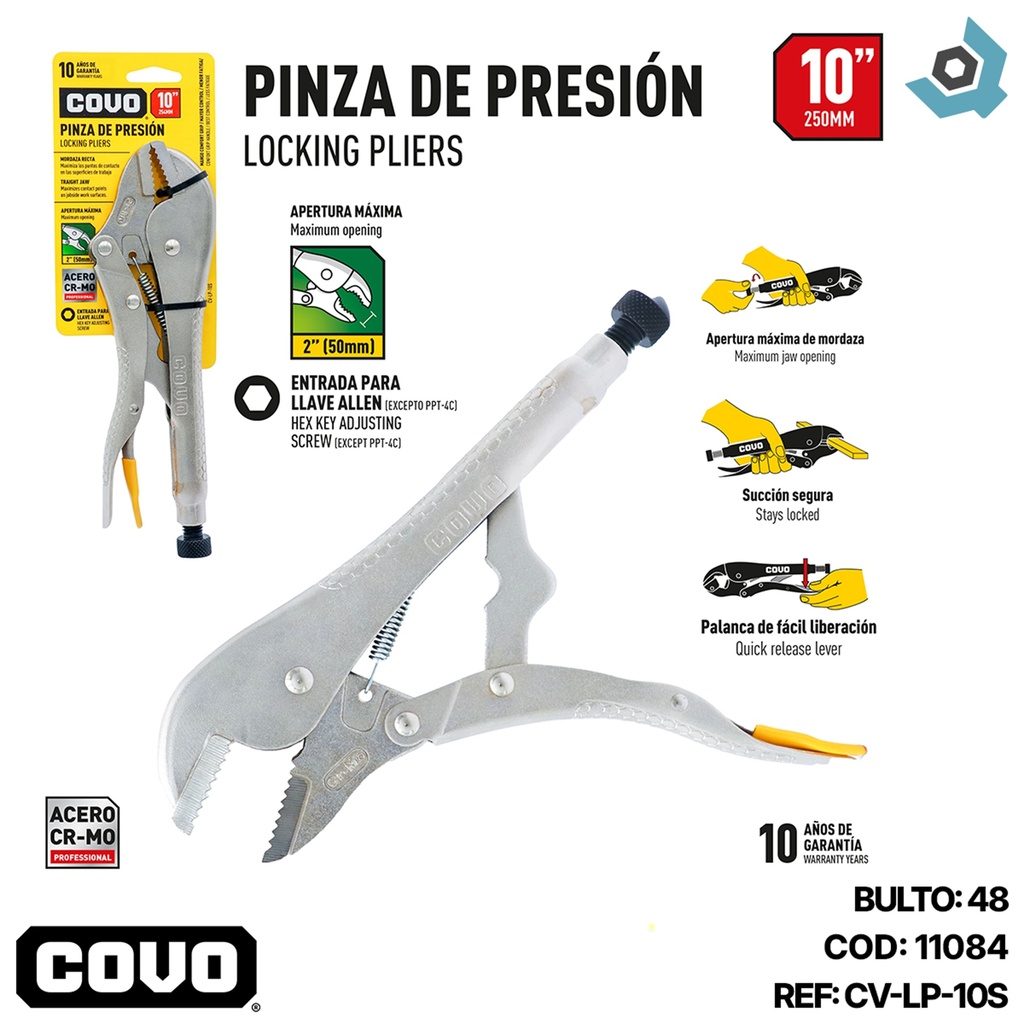 ALICATE DE PRESION 10" COVO