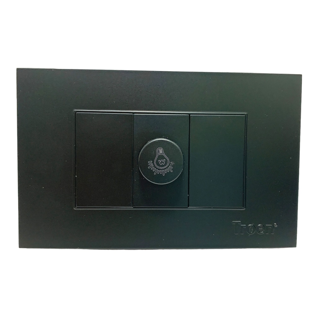 ATENUADOR DE LUZ GIRATORIO NEGRO TROEN