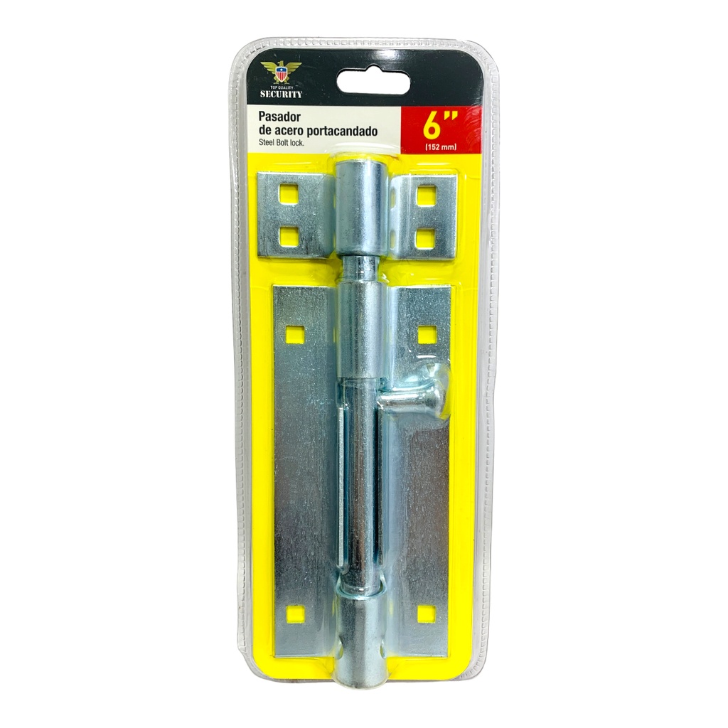 PORTA CANDADO 6" DE ACERO SECURITY