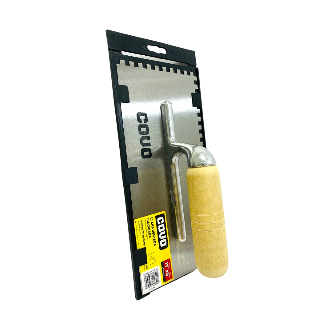 LLANA DENTADA CUADRADA 11" X 5" COVO