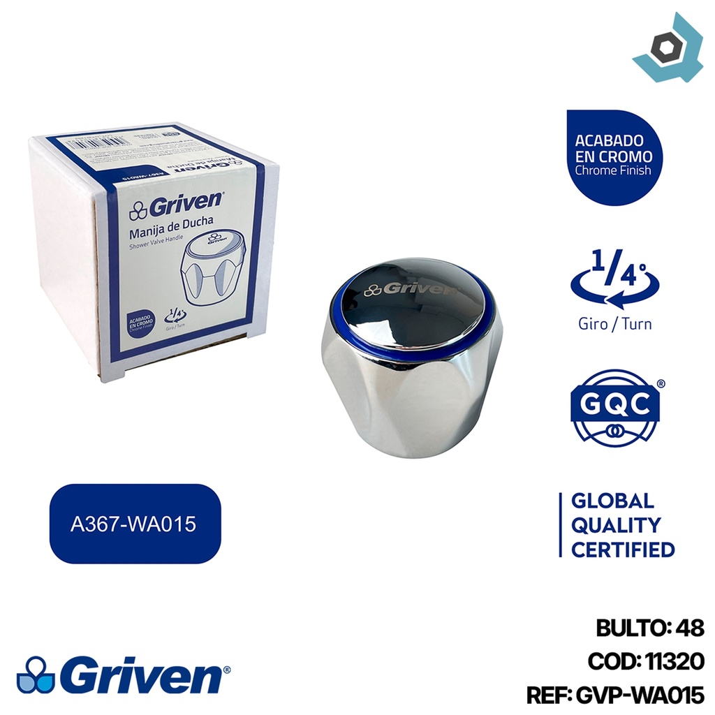MANIJA DE REPUESTO PARA LLAVE DE DUCHA GRIVEN