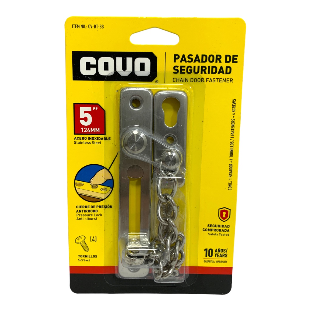 PASADOR DE SEGURIDAD 5" COVO
