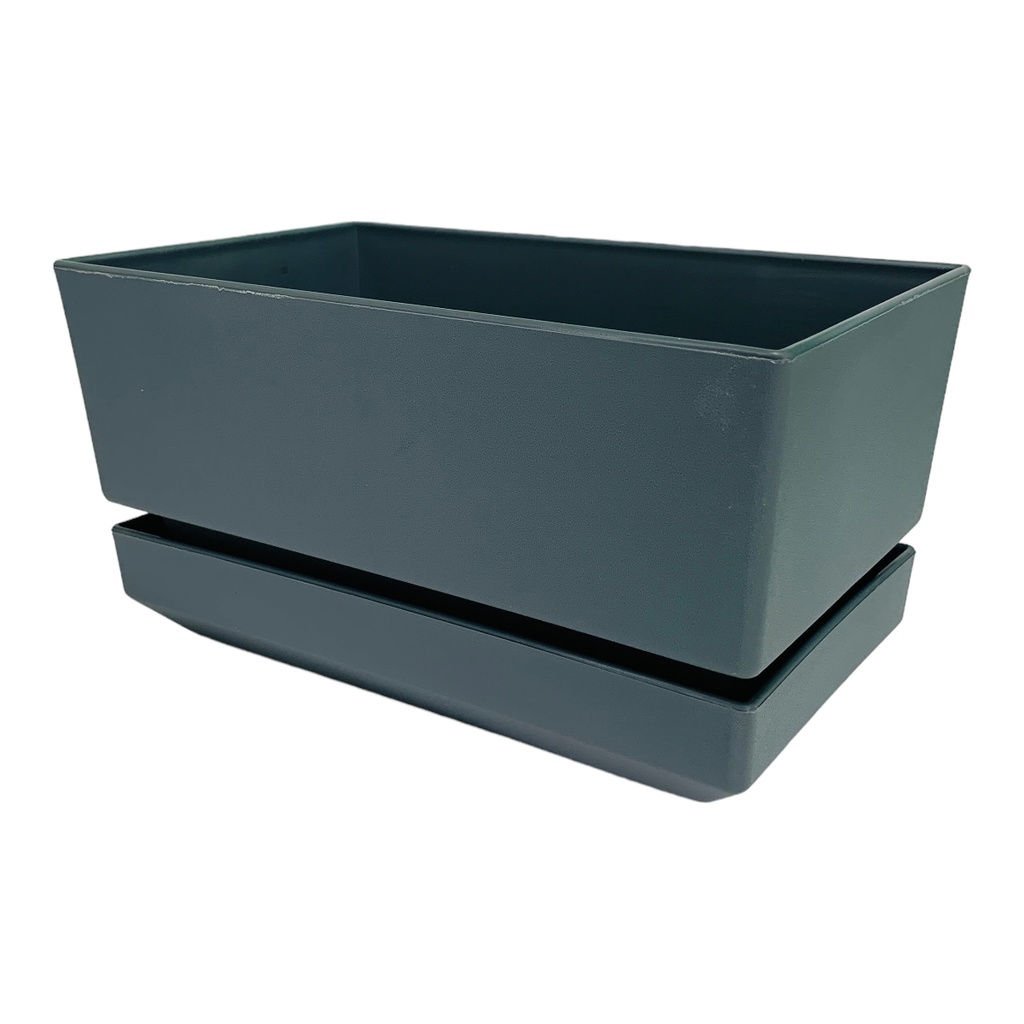 MATERO Y PLATO PP ART REC TEXT L18 GRIS DP