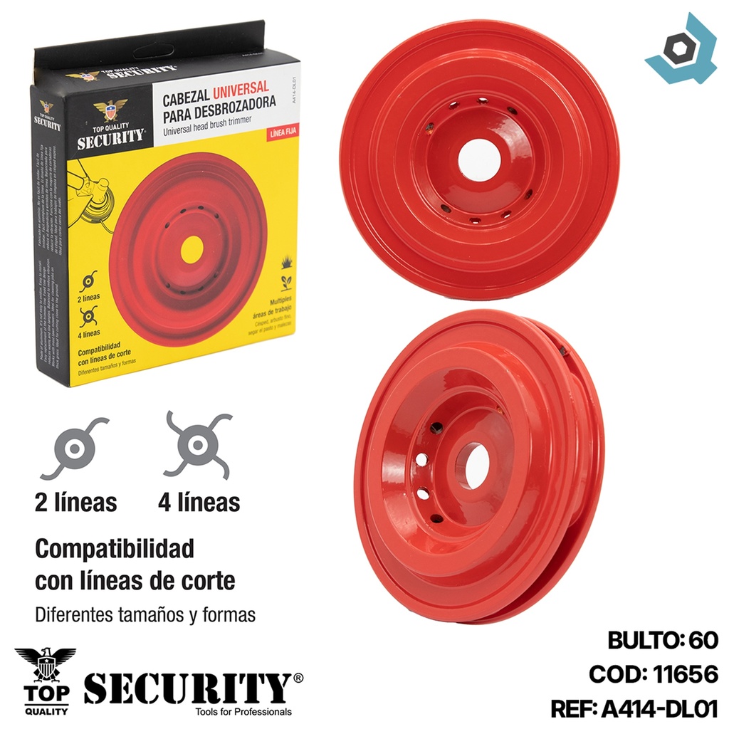 CABEZAL UNIV PARA DESMALEZADORA SECURITY