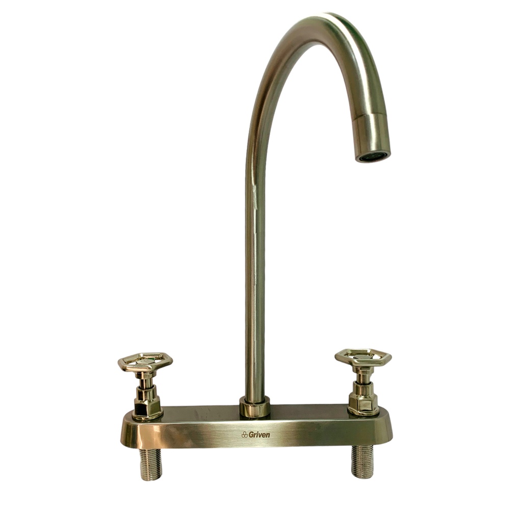 GRIFERIA PARA FREGADERO SATINADO ACERO INOXIDABLE GRIVEN