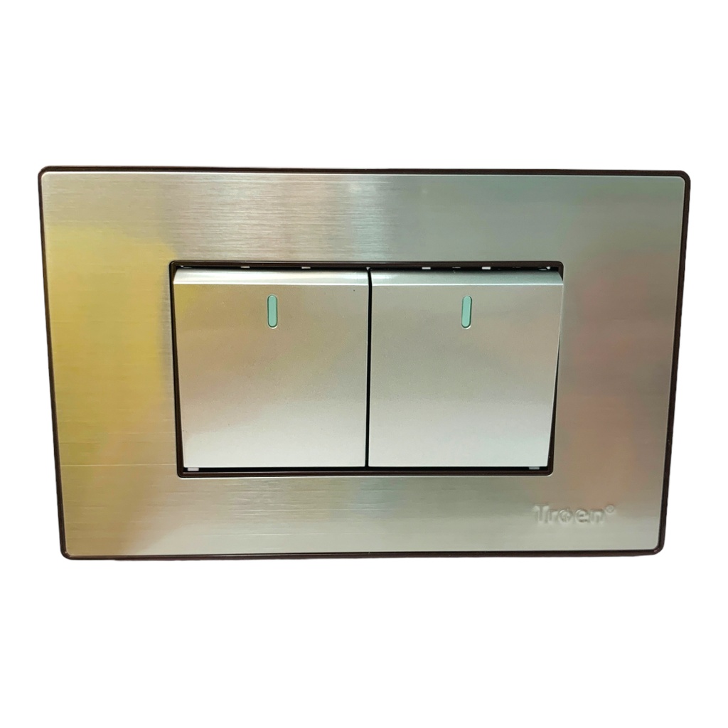 APAGADOR DOBLE 3 WAY ACERO INOXIDABLE TROEN