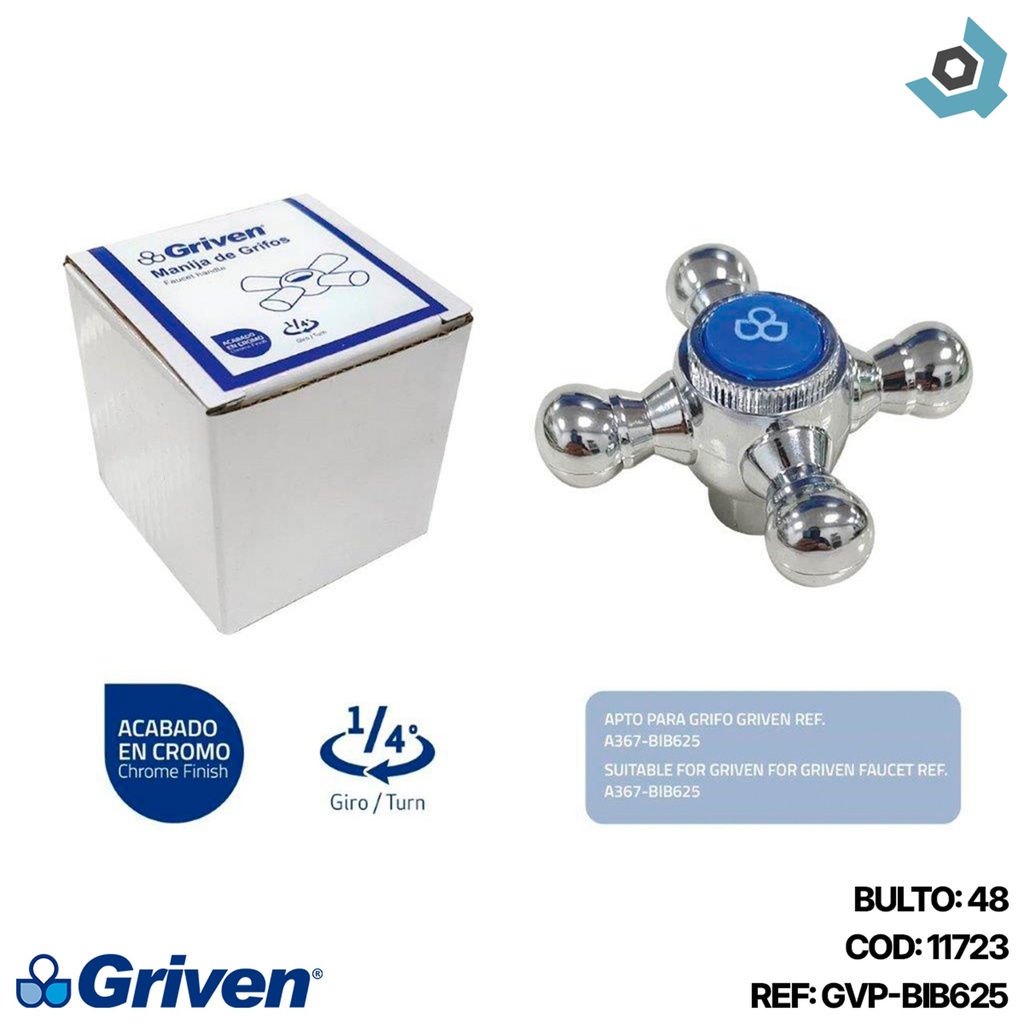MANIJA DE REPUESTO PARA GRFIERIA A367-BIB625 GRIVEN