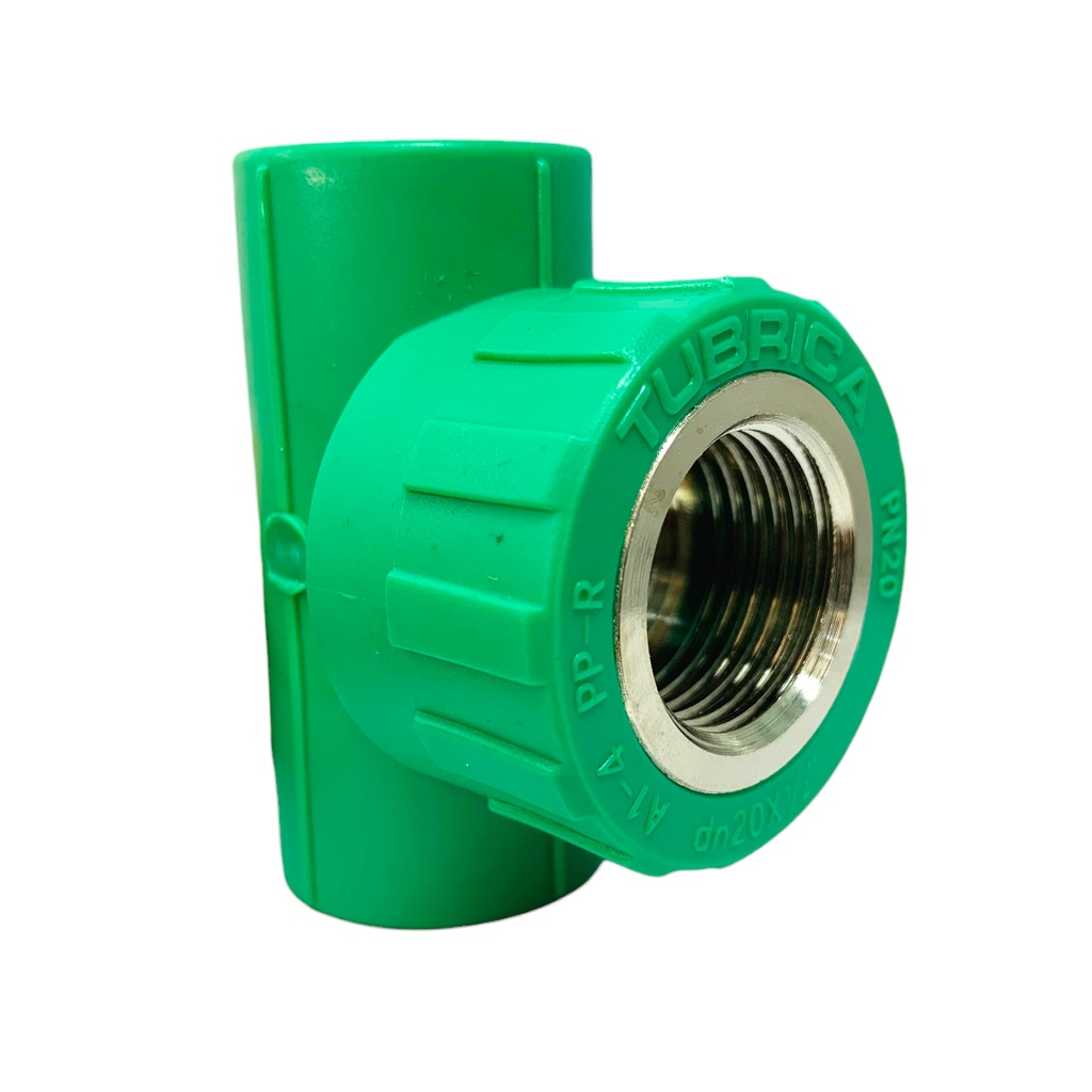 TEE PPR PRES 20MM X 1/2" CXCXHR-MET POLIFUSION TUBRICA