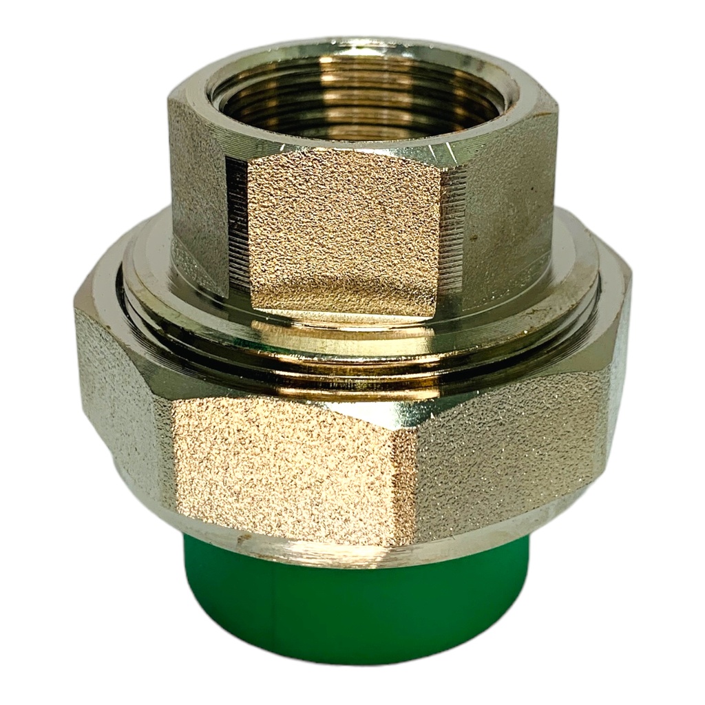 UNION ROSCA HEMBRA PPR PRES 25MM X 3/4" CXHR-MET POLIFUSION TUBRICA