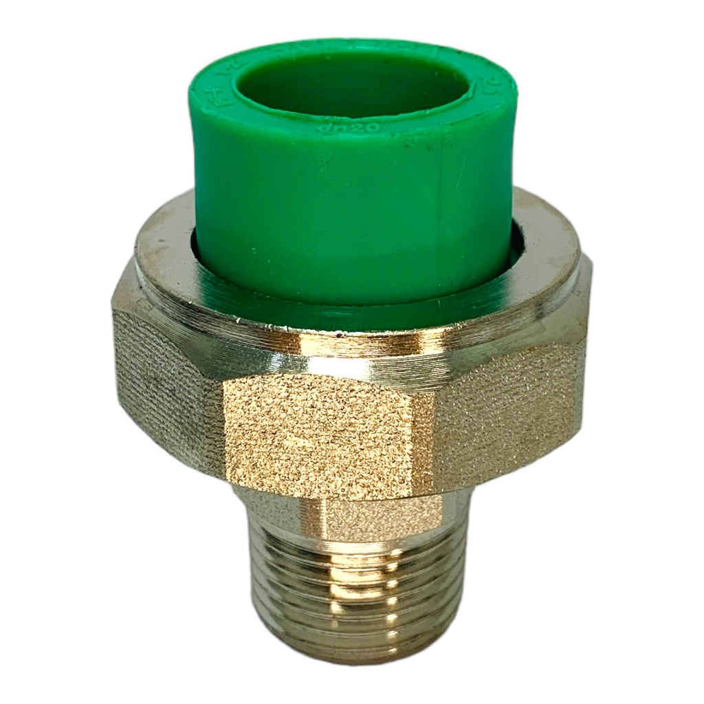 UNION ROSCA MACHO PPR PRES 20 X 1/2" CXMR-MET POLIFUSION TUBRICA