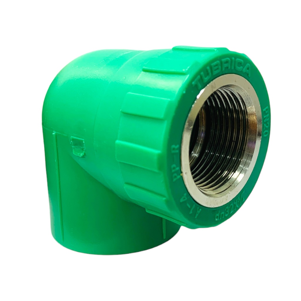 CODO 90GR PPR PRES 32MM X 3/4" CXHR-MET POLIFUSION TUBRICA