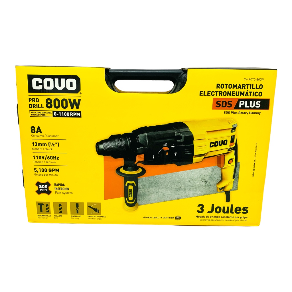 ROTOMARTILLO 800W ELECTRONEUMÁTICO COVO