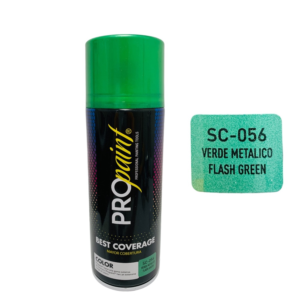 PINTURA EN SPRAY VERDE METÁLICO PRO PAINT