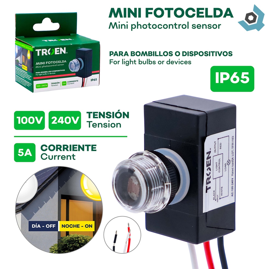 MINI FOTOCELDA 5A 110V/240V TROEN