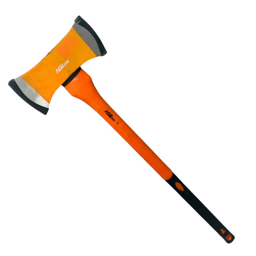HACHA TIPO DOBLE CON MANGO DE FIBRA AGE USA